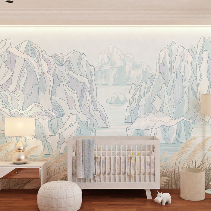 Kinderzimmer Tapete | Majestätische Gletscher und Eislandschaften