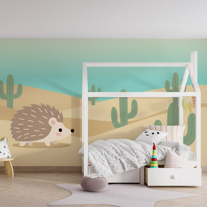 Tapet barnerom | Piggsvin i ørkenen