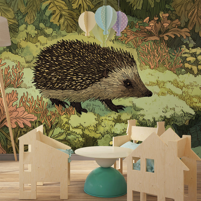 Barntapet | Igelkott i en förtrollad skog