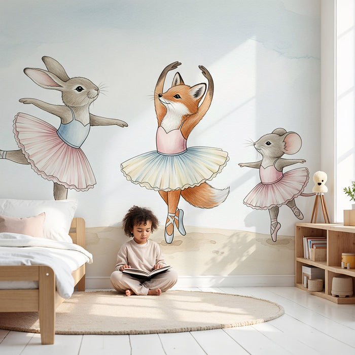 Papier de parede dječja soba | Mali plesači baleta