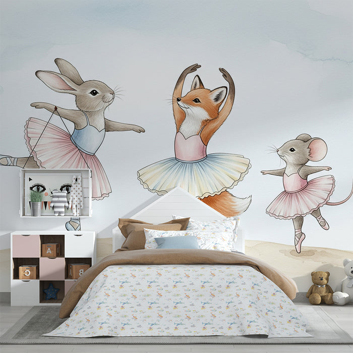 Papier de parede dječja soba | Mali plesači baleta