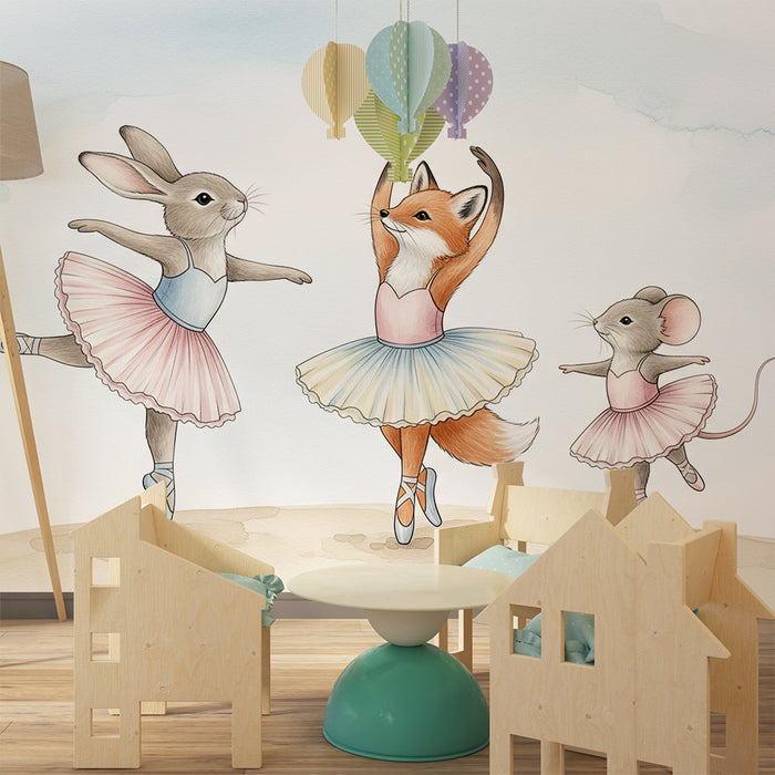 Papier de parede dječja soba | Mali plesači baleta