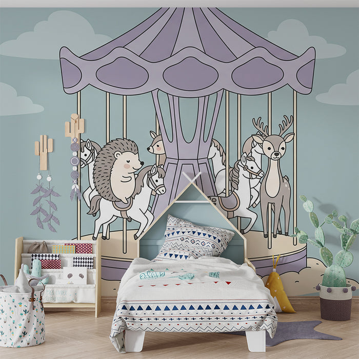 Tapety dla dzieci | Uroczy plac zabaw z uroczymi zwierzątkami