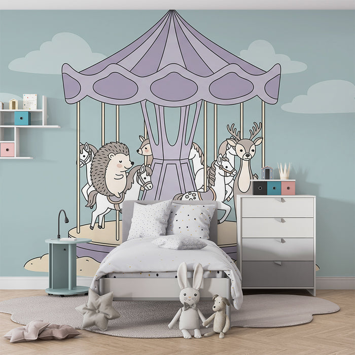 Tapety dla dzieci | Uroczy plac zabaw z uroczymi zwierzątkami