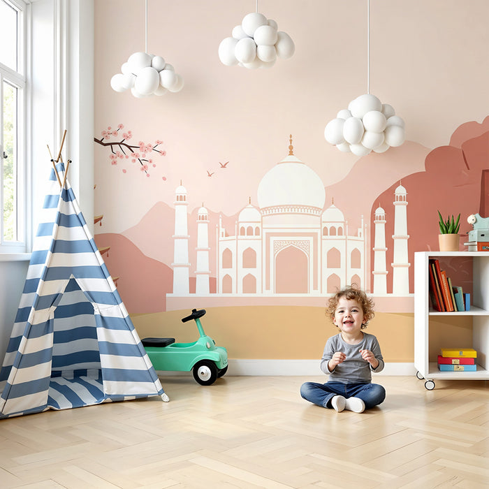 Papier peint chambre enfant | Monuments emblématiques et paysages inspirants