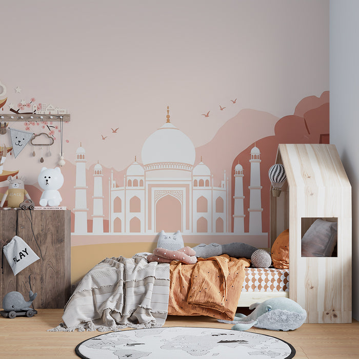 Papier peint chambre enfant | Monuments emblématiques et paysages inspirants