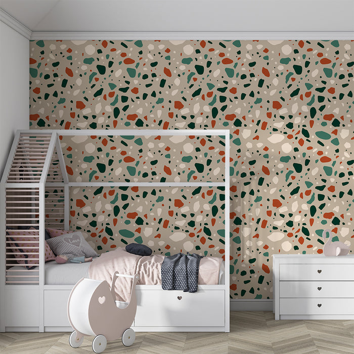 Kinderzimmer Tapete | Bunte und moderne Muster in organischen Formen