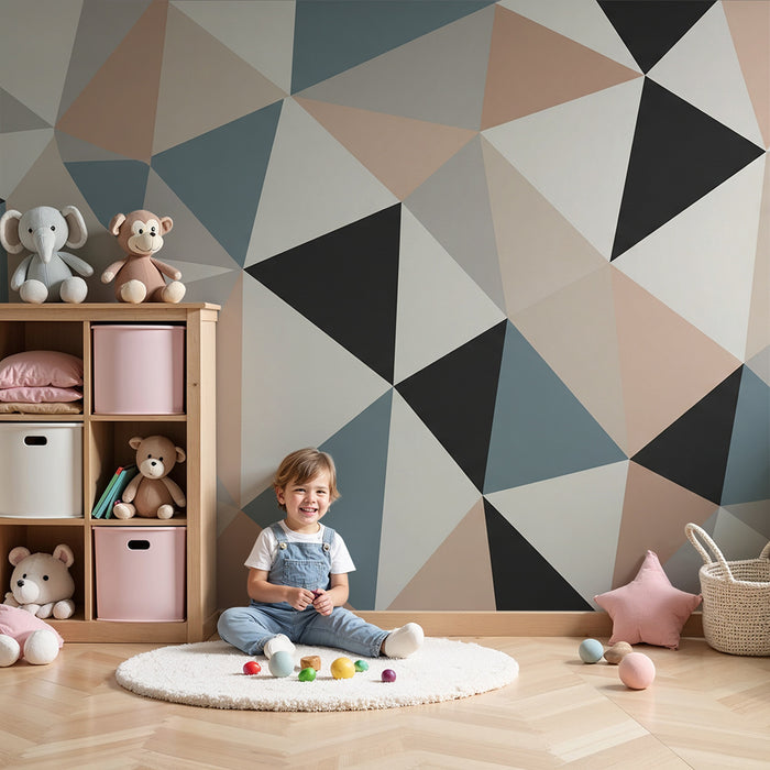 Detská izba tapeta | Moderné geometrické vzory