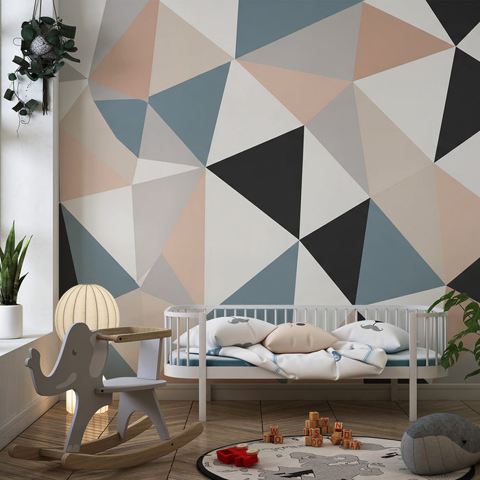 Detská izba tapeta | Moderné geometrické vzory