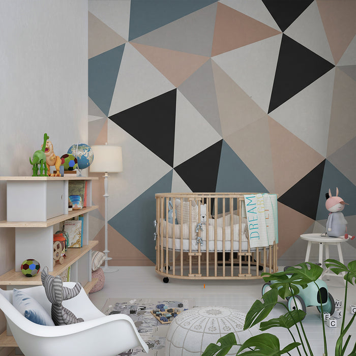 Detská izba tapeta | Moderné geometrické vzory