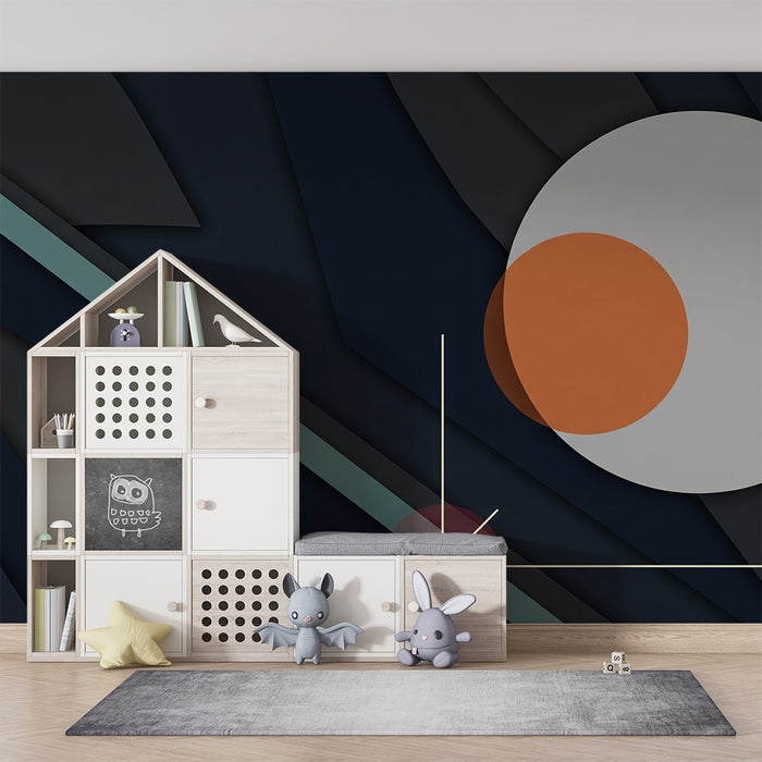 Tapis za otroško sobo | Sodobni geometrijski vzorci v živih barvah