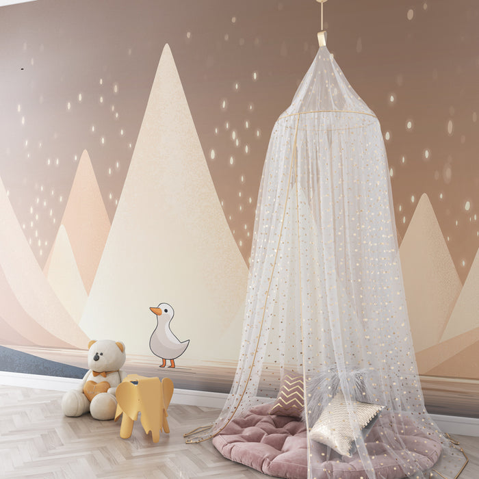 Tapet barnerom | Gås midt i fjellene