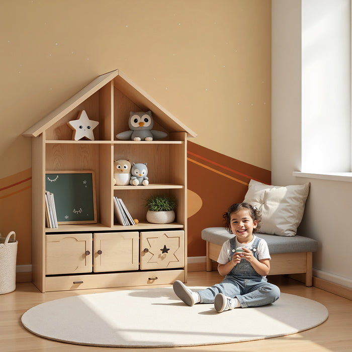 Papier peint chambre enfant | Paysage désertique aux teintes douces et formes ondulées