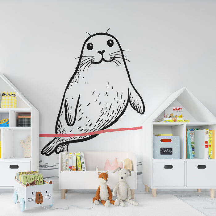 Barntapet | Balanserande akrobatisk säl