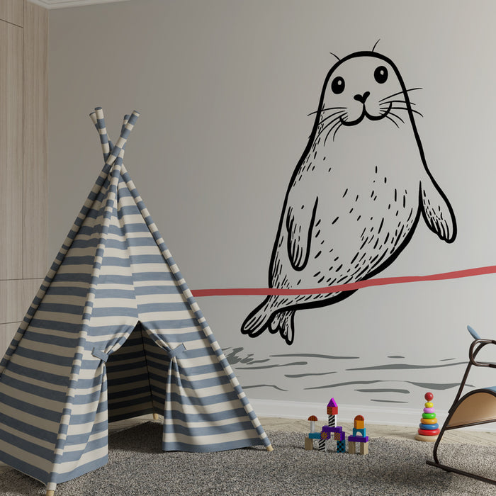 Barntapet | Balanserande akrobatisk säl