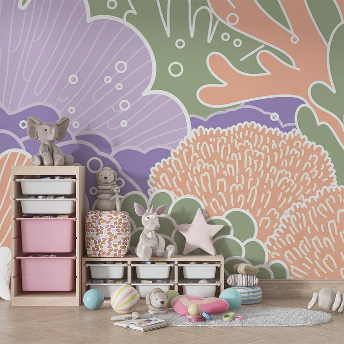 Tapet barnerom | Fargerikt undervannsdykking