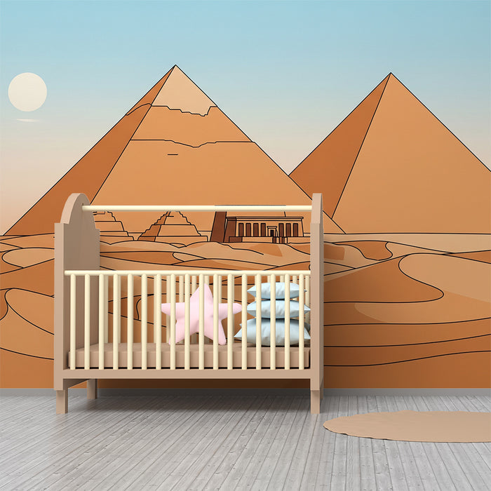 Barnrumstapet | Pyramider i öknen
