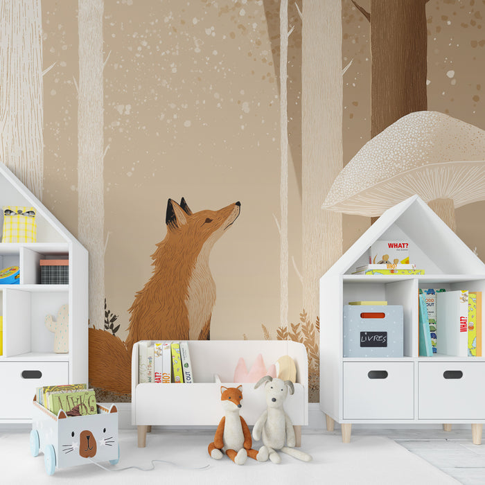 Barntapet | Nyfiken räv i skogen