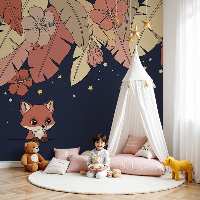 Barntapet | Nyfiken räv under stjärnklar natt