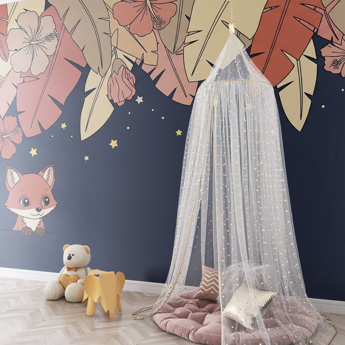 Barntapet | Nyfiken räv under stjärnklar natt