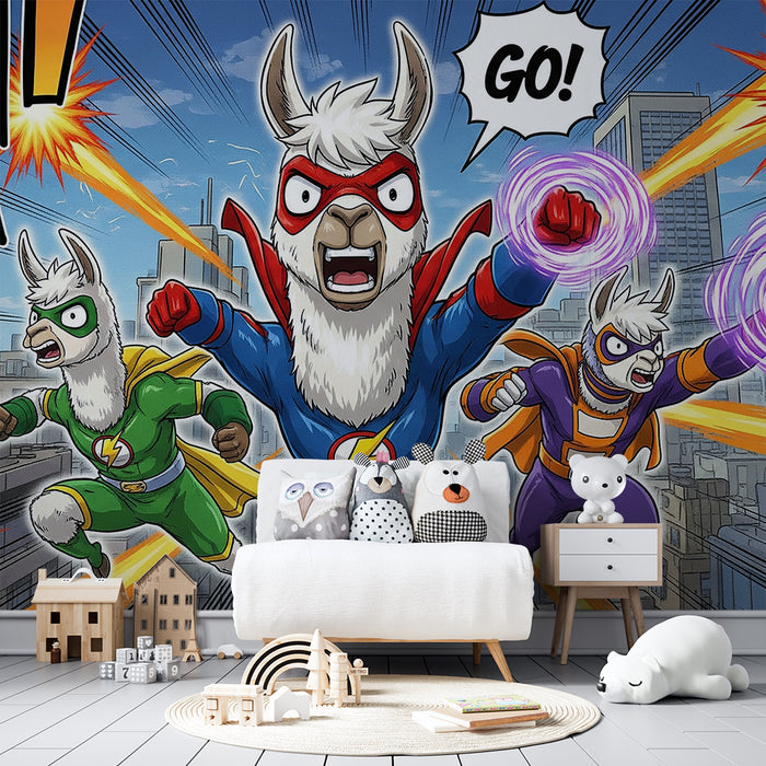 Barnrumstapet | Super-lamor i action i en dynamisk värld