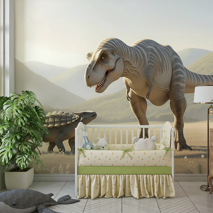 Gyerekszoba tapéta | T-rex 3D