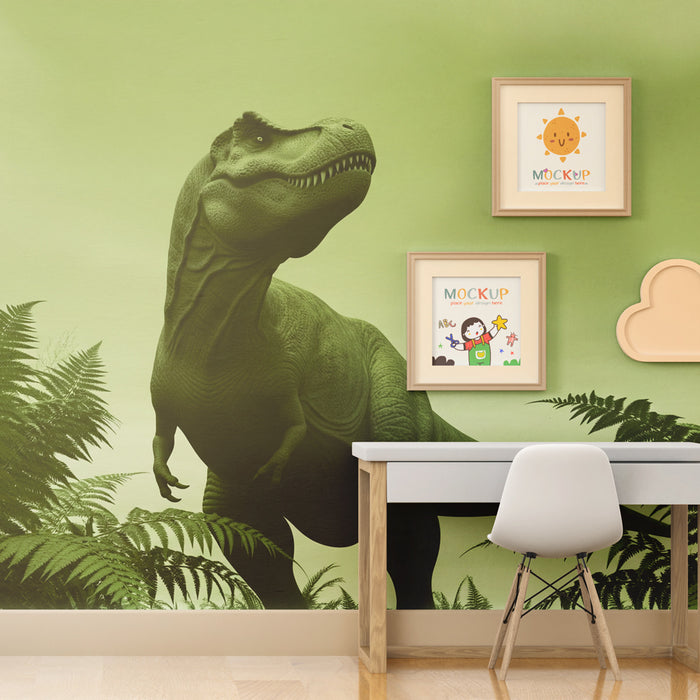 Kids room wallpaper | T-Rex v džungli