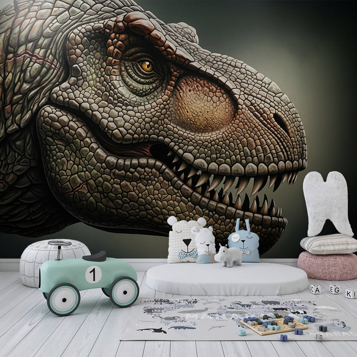 Papel de parede para quarto de criança | T-Rex majestoso e fascinante