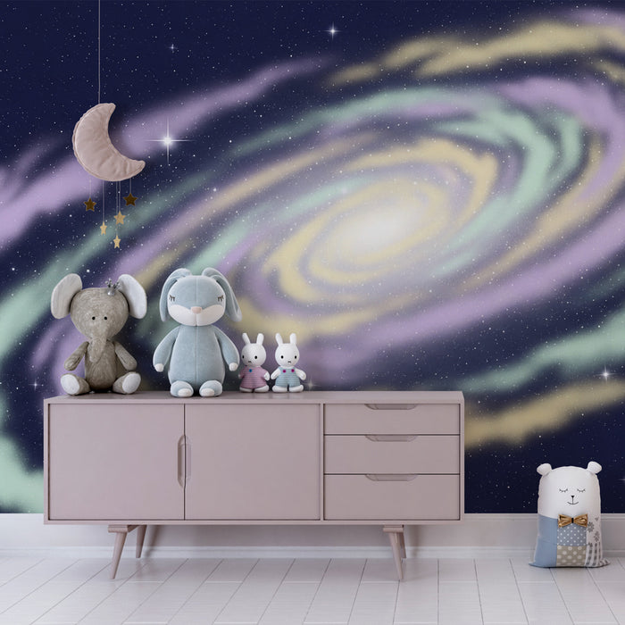 Kinderzimmer Tapete | Reise ins Herz der Galaxie