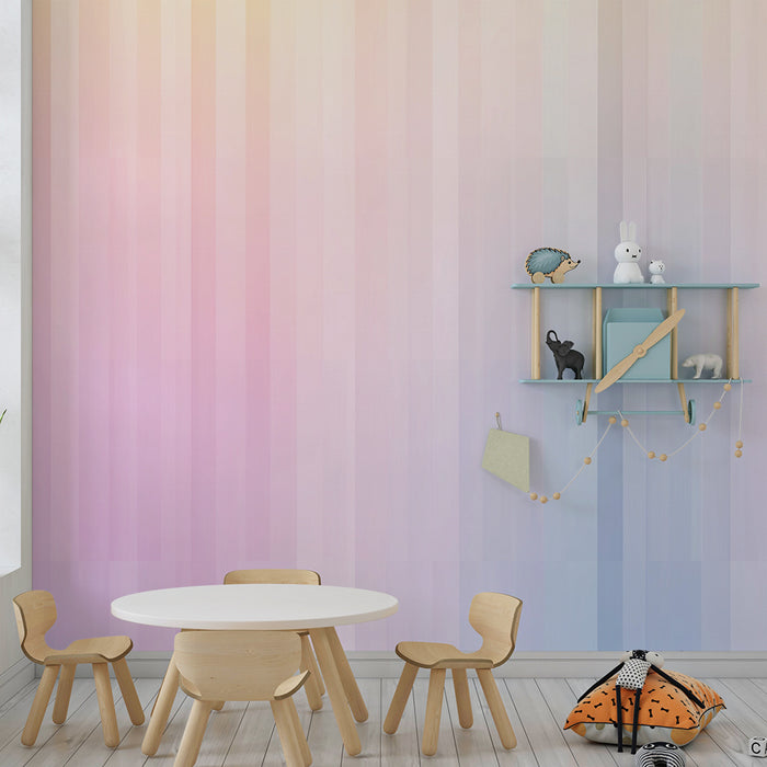 Barntapet | Mjukt pastellfärgat gradient