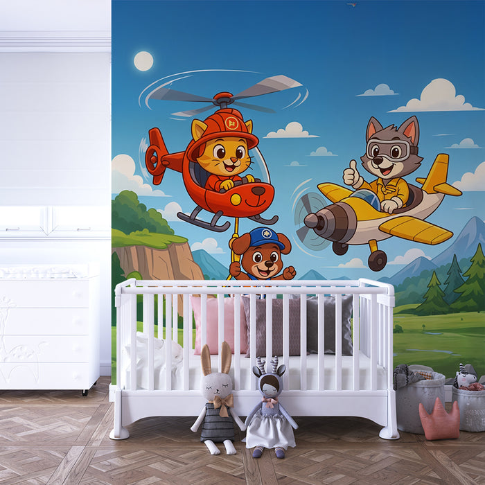 Paberi tapeet õhuseiklused | Lendavad loomad ja võluvad maastikud