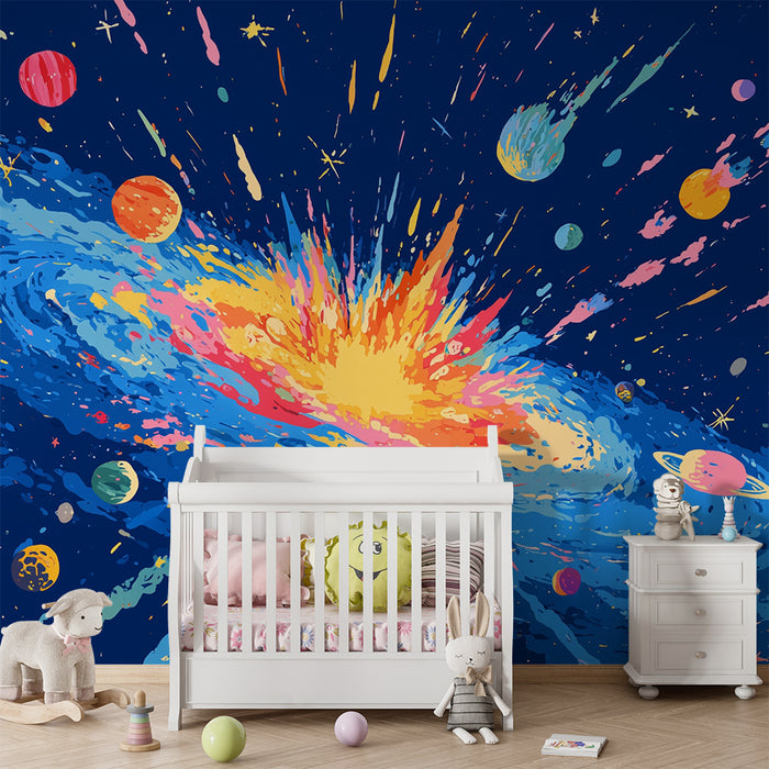 Lastenhuoneen tapetti | Kosminen värähtelevä universumi