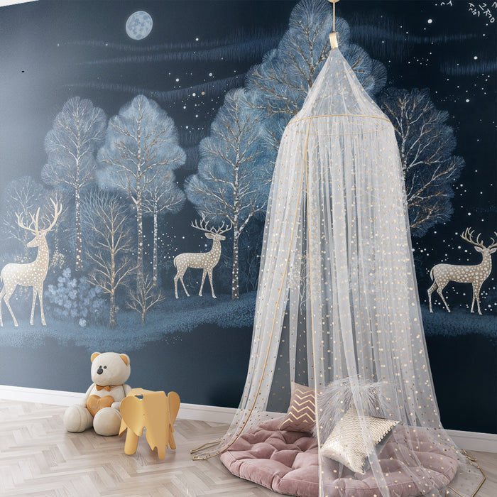 Barntapet | Eteriska rådjur under månen