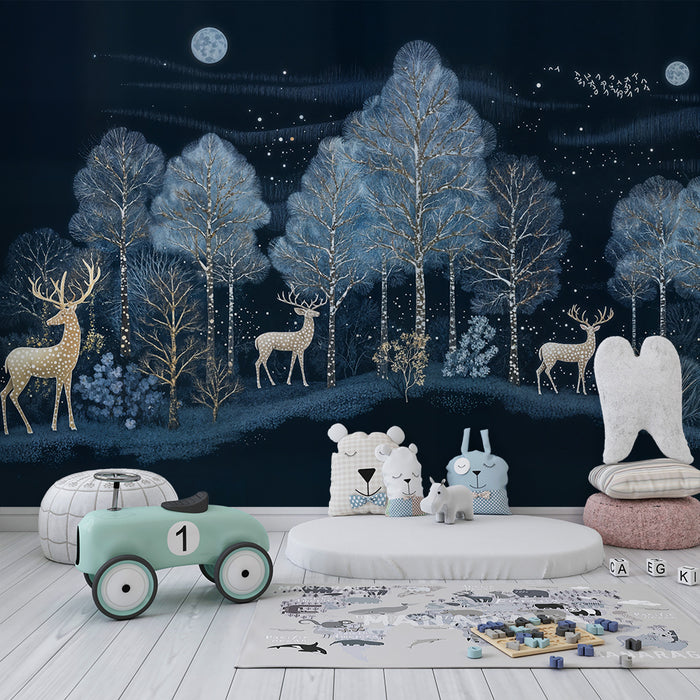 Barntapet | Eteriska rådjur under månen