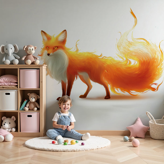 Papel de parede criança | Vulpe strălucitoare și luminoasă