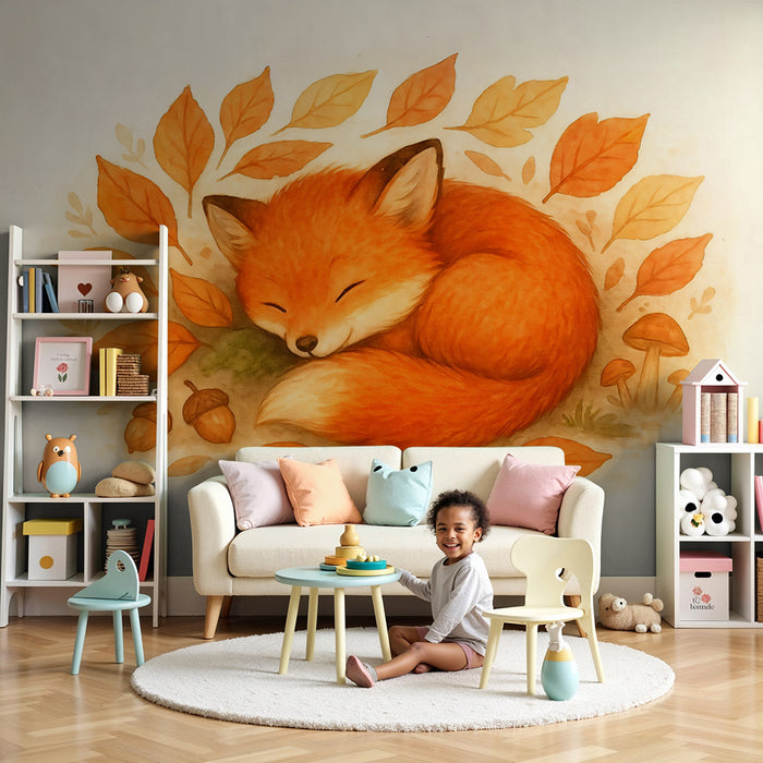 Tapet lis | Цветна есенна илюстрация