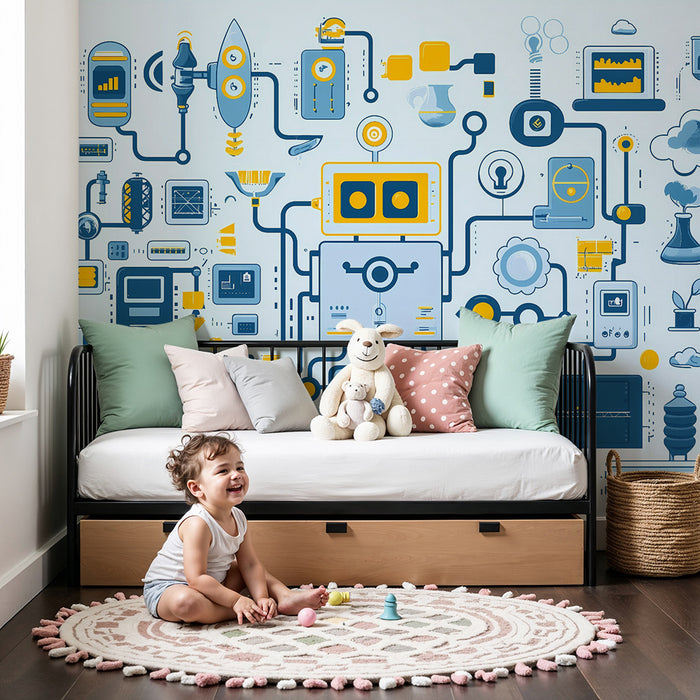 Kinderzimmer Tapete | Futuristička tehnologija i mehanika