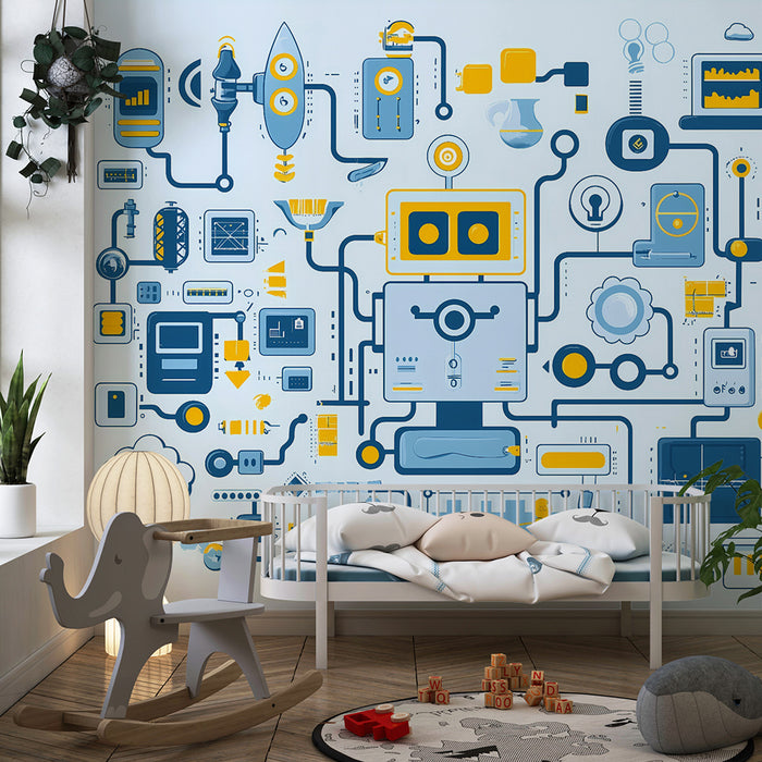 Kinderzimmer Tapete | Futuristička tehnologija i mehanika