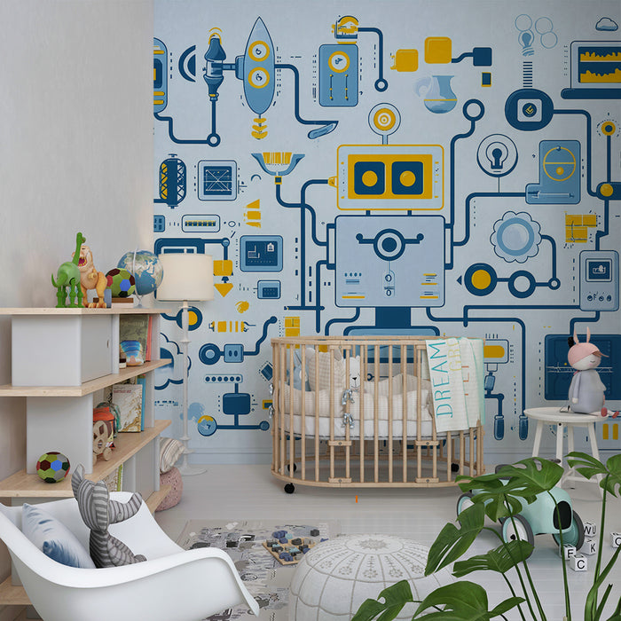 Kinderzimmer Tapete | Futuristička tehnologija i mehanika