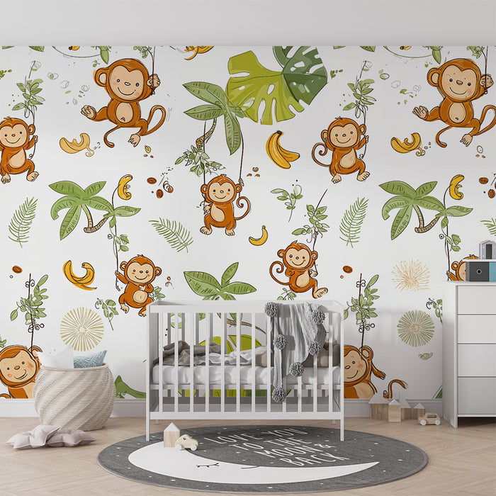 Papier peint opice | Tiskane džungle za igro