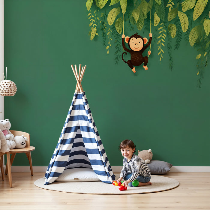 Abe tapet | Jungle grøn legende