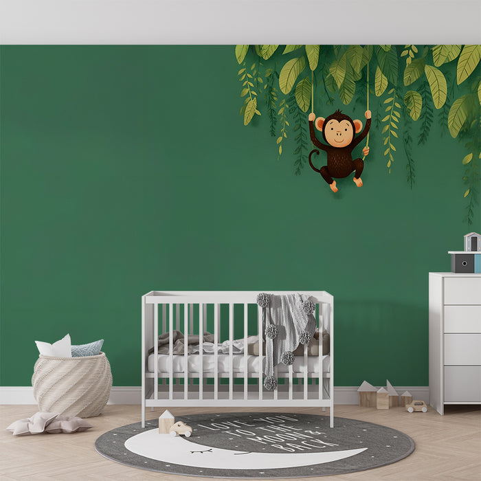 Abe tapet | Jungle grøn legende