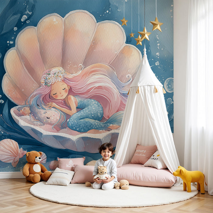 Havfrue tapet | Fortryllende undervandsoplevelse