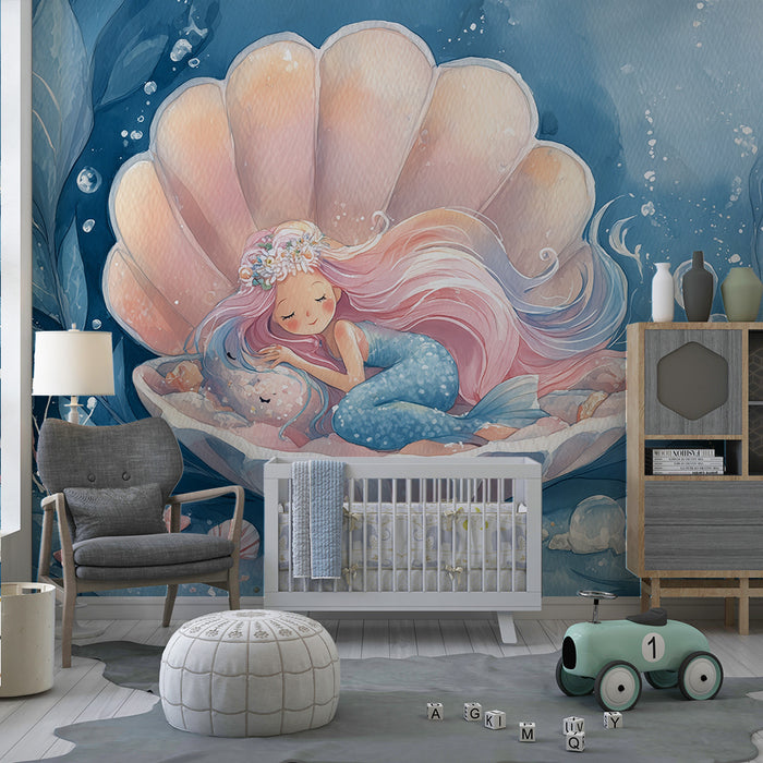 Havfrue tapet | Fortryllende undervandsoplevelse