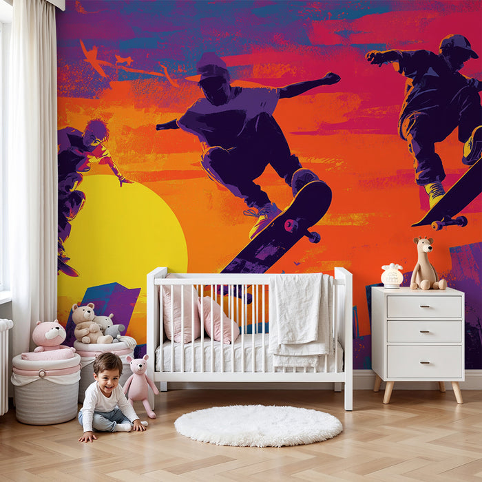 Papier peint skateboard | Városi és kreatív energia
