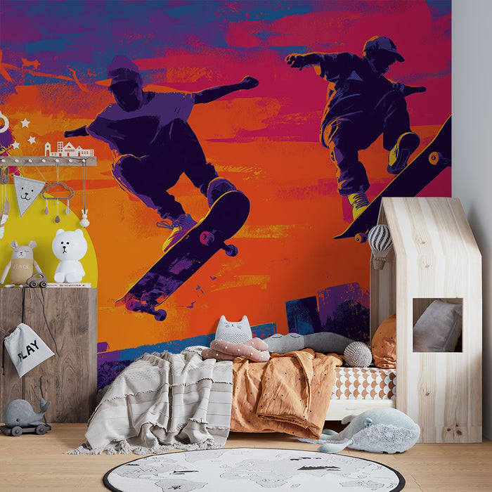 Papier peint skateboard | Városi és kreatív energia