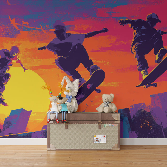 Papier peint skateboard | Városi és kreatív energia