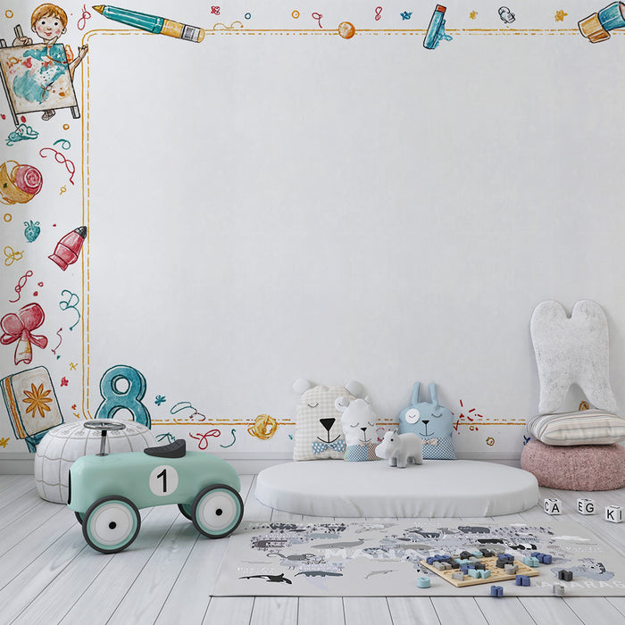 Tapéta oktatási célokra | Művészi minták gyerekeknek