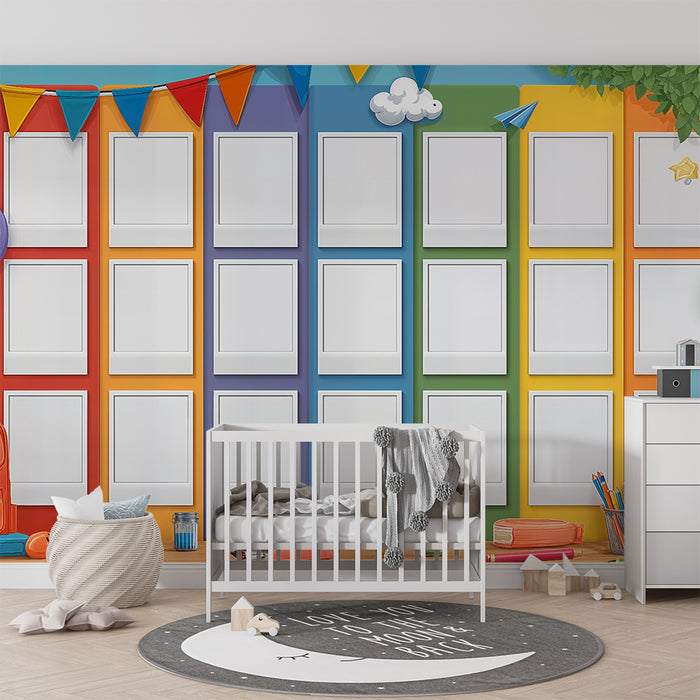Εκπαιδευτικό ταπετσαρία | Πολύχρωμο για τα παιδικά δωμάτια