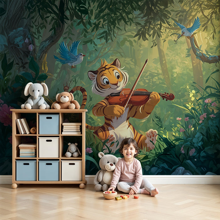 Papier peint tiger glasbenik | Čarobno vzdušje